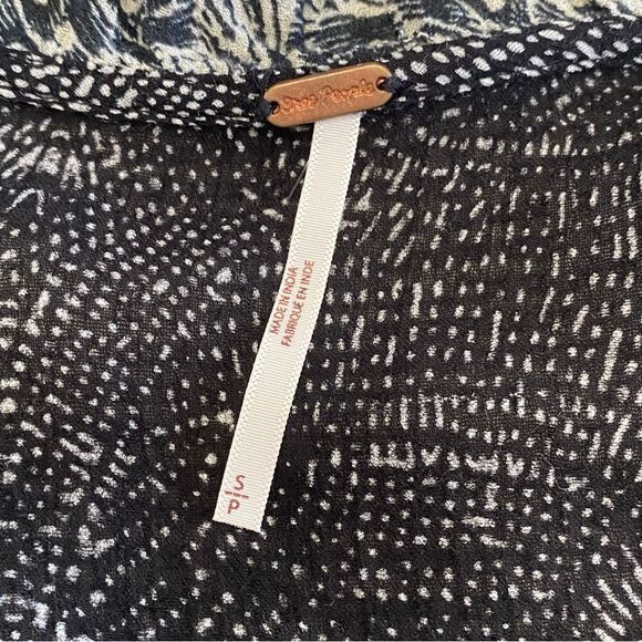 FREE PEOPLE OLIVIA RUFFLE WRAP BLOUSE - Picture 9 of 11